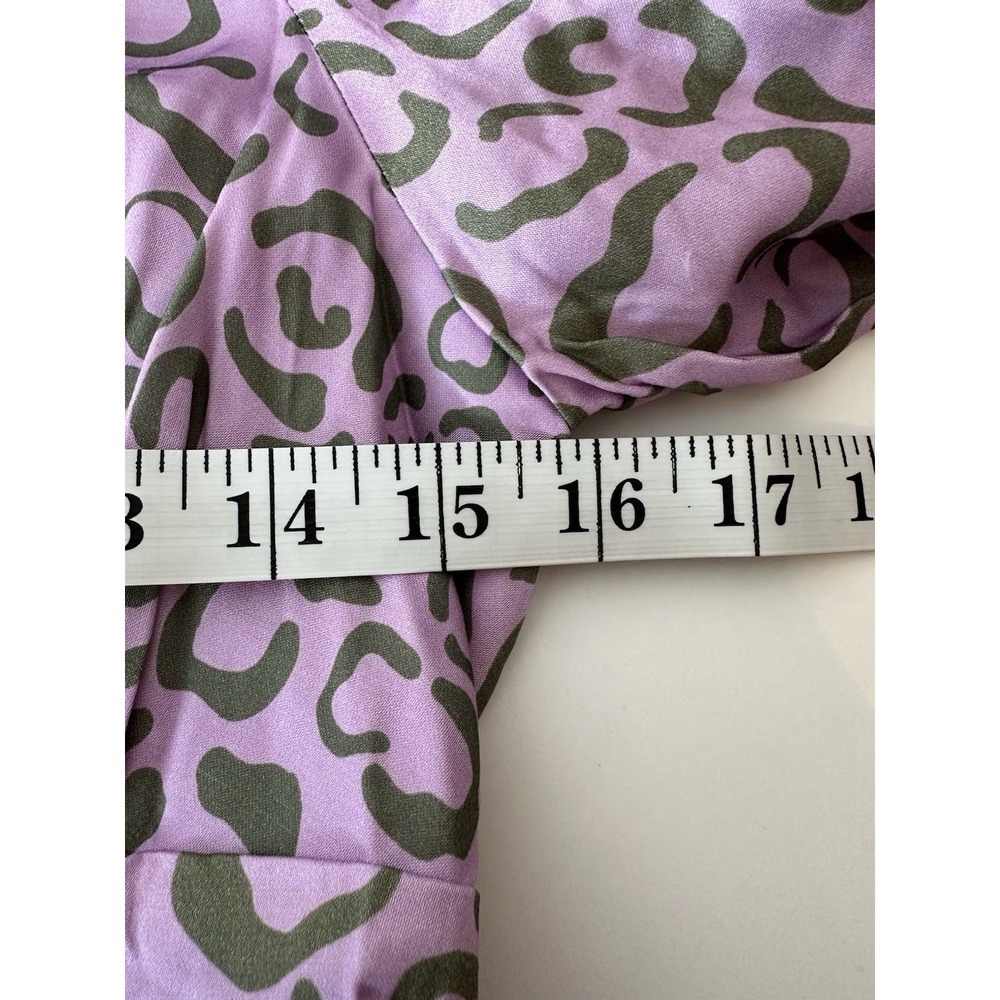 For Love&Lemons Mini Dress Women's Medium Balloon Long‎ Sleeve Empire Waist  New - Picture 6 of 11